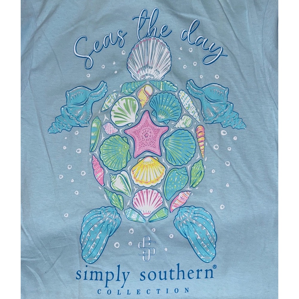 Simply Southern Seas the day T shirt new with tags. Size Large